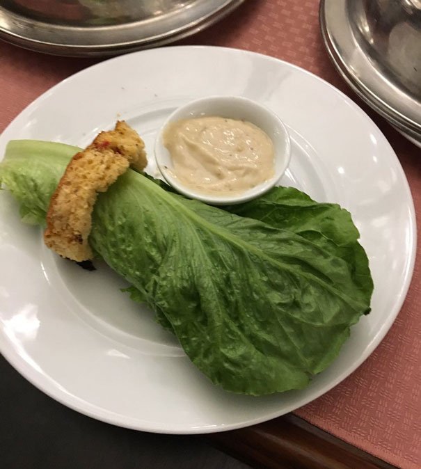 This Is Not What I Expected When I Ordered A Caesar Salad