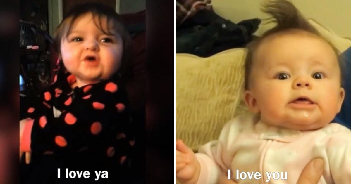 babies.jpg?resize=1200,630 - Vídeo de bebês reagindo a 'eu te amo' de maneiras adoráveis