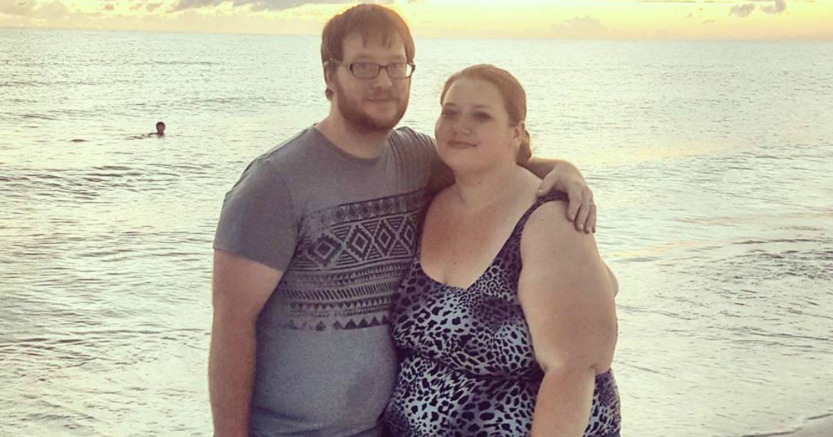 couple 1.png?resize=412,275 - Em 2016, eles prometeram emagrecer. Hoje, o casal perdeu mais de 170 kg juntos!