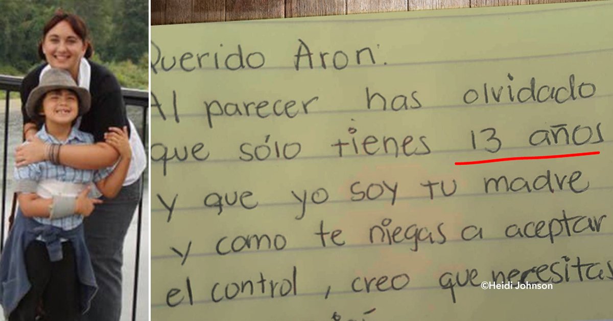 cover22carta.jpg?resize=412,275 - Su hijo de 13 años no paraba de desobedecerla, por lo tanto decidió escribirle una carta y ahora es furor en internet