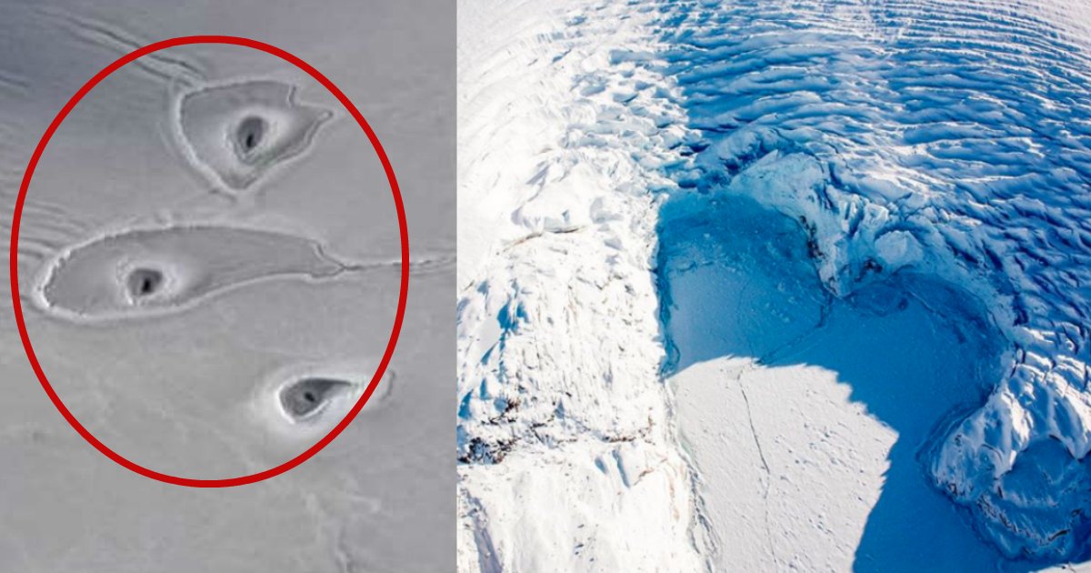 Resultado de imagen de Holes in sea ice