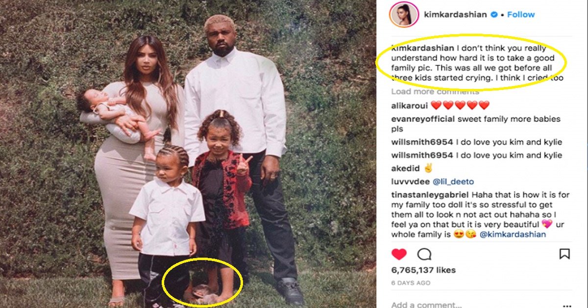 kimg.jpg?resize=412,275 - Kim Kardashian está sendo muito elogiada pela sua honestidade sobre foto de família