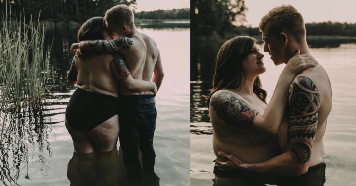 photoshoot nervous.jpg?resize=412,232 - Une femme grand taille et son fiancé exposent leur amour en photo et elles deviennent virales sur Internet