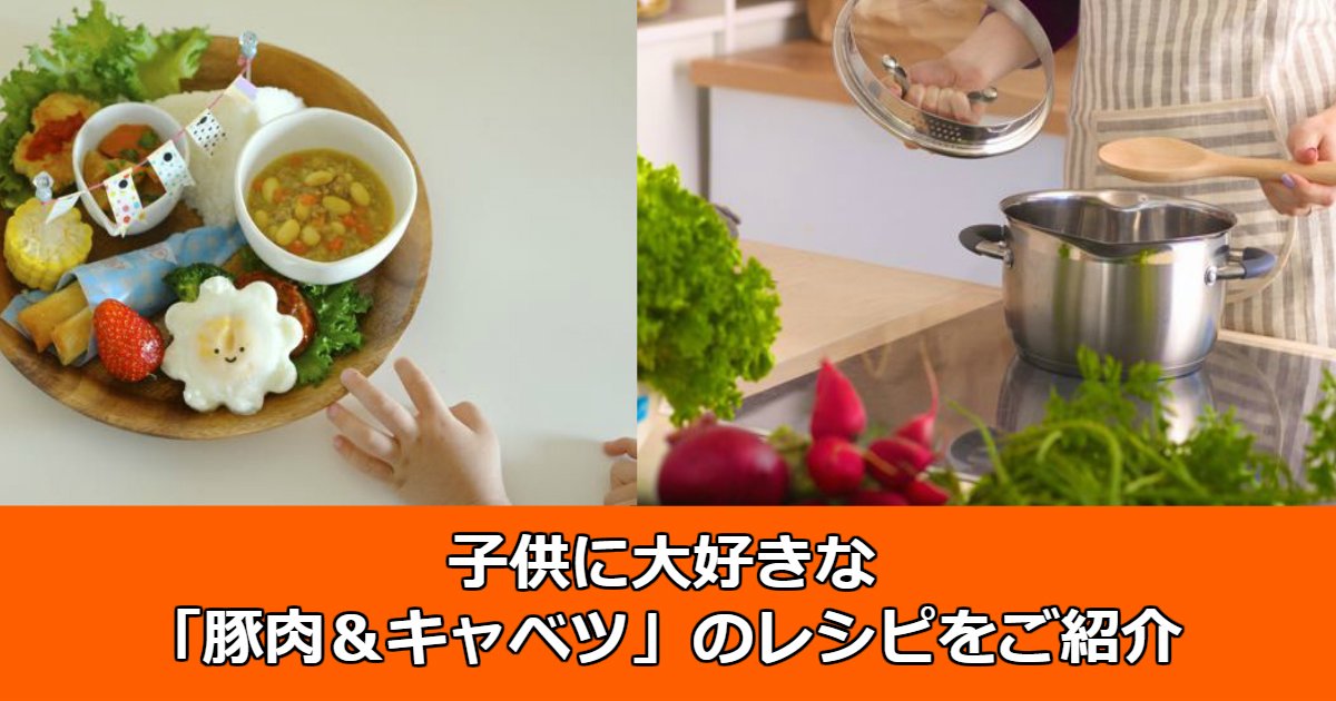 s 53.jpg?resize=412,232 - 子供に大好きな「豚肉＆キャベツ」のレシピをご紹介します！！