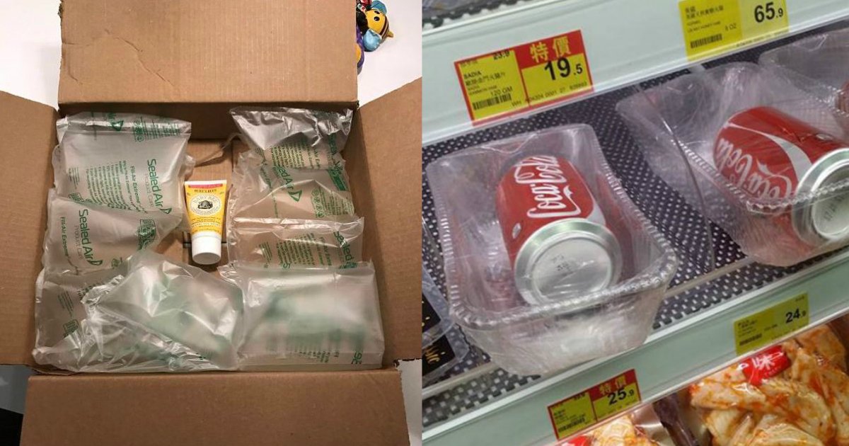 too much packaging.jpg?resize=1200,630 - 10+ exemples d'emballages plastiques si inutiles et injustifiés que les gens s'en sont offusqués.