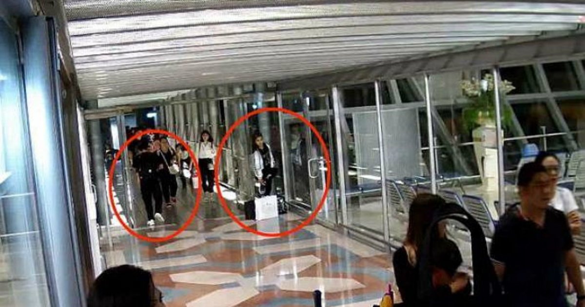 1 320.jpg?resize=1200,630 - Filmagem de uma mulher sendo sequestrada no aeroporto, sequestradores a coagiram para segui-los em silêncio