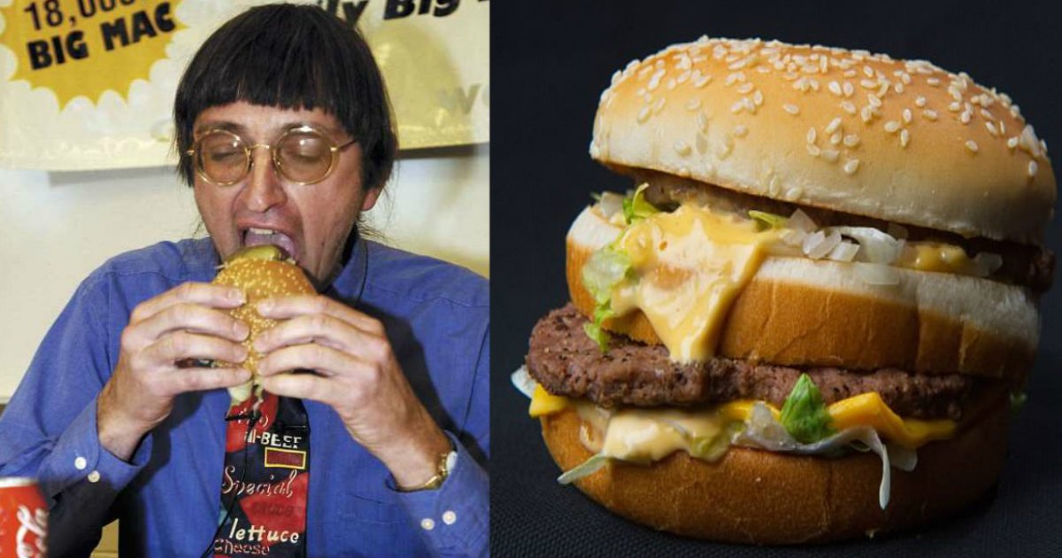 30000 big macs.jpg?resize=412,232 - Un homme du Wisconsin âgé de 64 ans mange son 30 000ème Big Mac, battant le record du monde