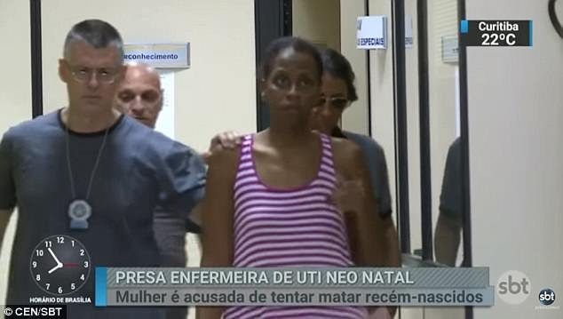 Santos was arrested on suspicion of attempted murder at her home in Santa CruzÂ 