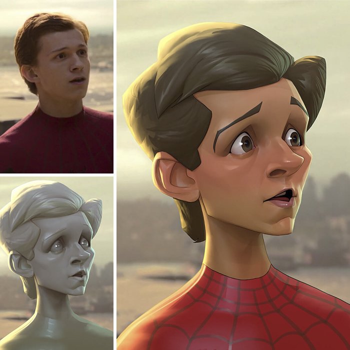 Artist Makes Incredible Illustrations Of Movie Characters At Spontaneous Moments Artist Makes Incredible Illustrations Of Movie Characters At Spontaneous Moments