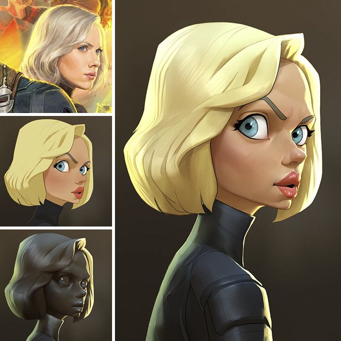 Artist Makes Incredible Illustrations Of Movie Characters At Spontaneous Moments Artist Makes Incredible Illustrations Of Movie Characters At Spontaneous Moments