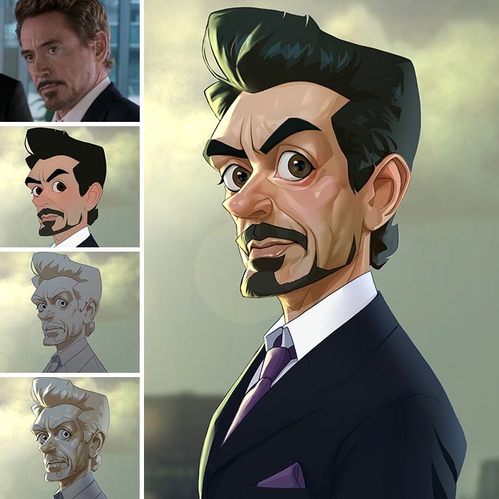 Artist Makes Incredible Illustrations Of Movie Characters At Spontaneous Moments Artist Makes Incredible Illustrations Of Movie Characters At Spontaneous Moments