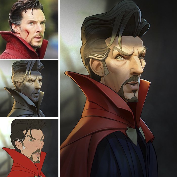 Artist Makes Incredible Illustrations Of Movie Characters At Spontaneous Moments Artist Makes Incredible Illustrations Of Movie Characters At Spontaneous Moments
