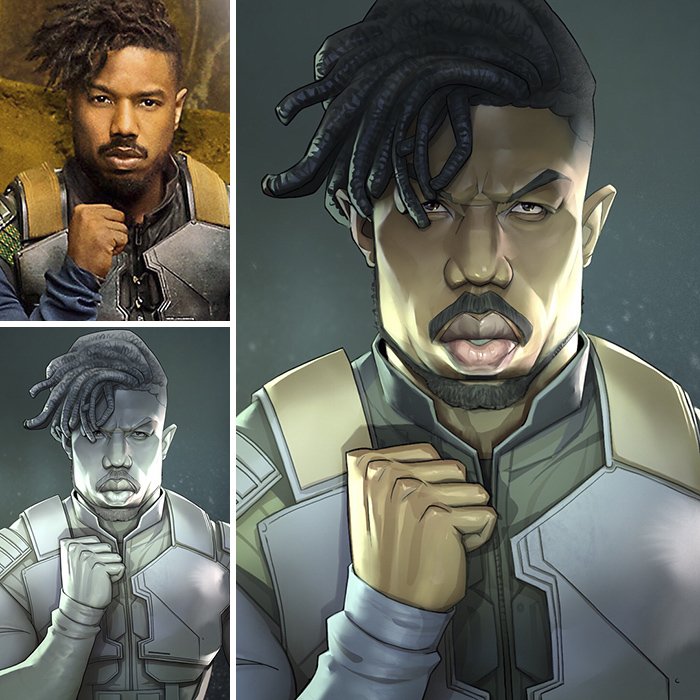 Artist Makes Incredible Illustrations Of Movie Characters At Spontaneous Moments Artist Makes Incredible Illustrations Of Movie Characters At Spontaneous Moments