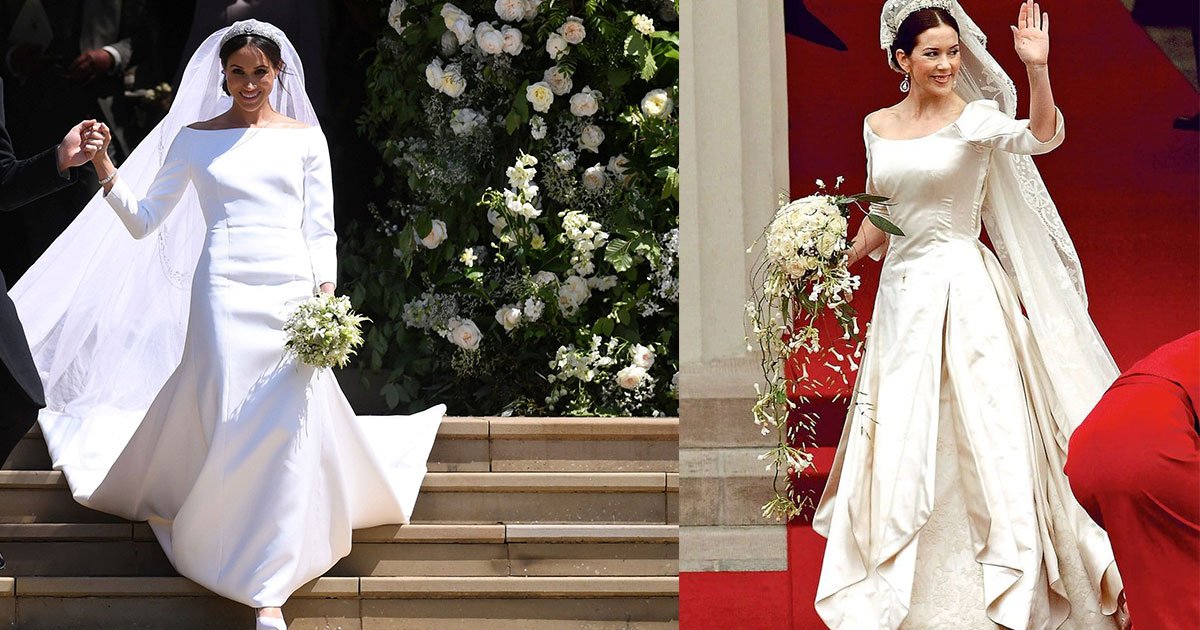 allison langdon accuses meghan markle for copying princess marys wedding dress.jpg?resize=412,232 - Allison Langdon accuse Meghan Markle d'avoir "copié" sa robe de mariée sur celle de la princesse Mary.