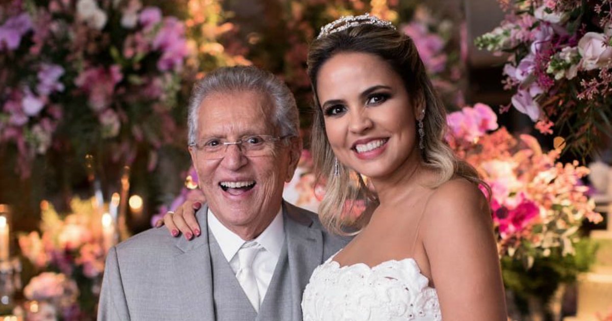 carlosalberto renata.png?resize=412,232 - Aos 82 anos, Carlos Alberto se casa com Renata Domingues