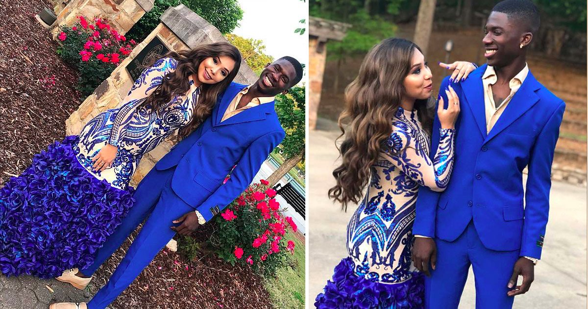 dress.jpg?resize=412,232 - A High Scholar Recreated Her Prom Dress That Went Viral On Instagram
