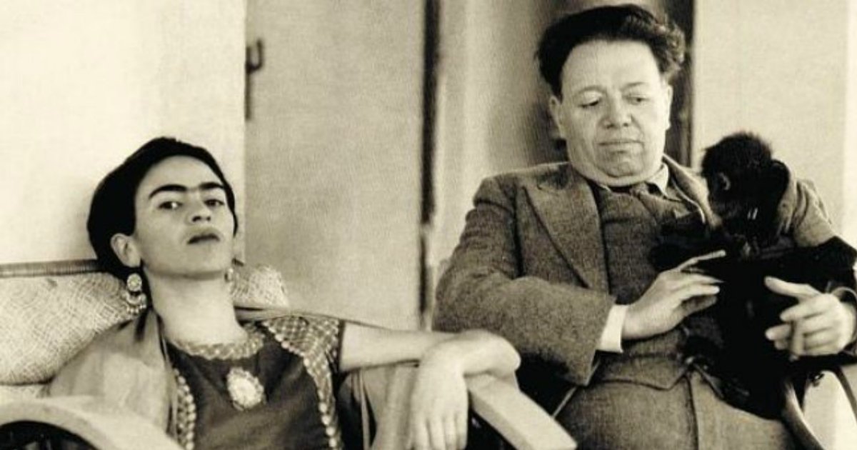frida diego.png?resize=1200,630 - Frida Kahlo ganha exposição de fotos no centro de SP