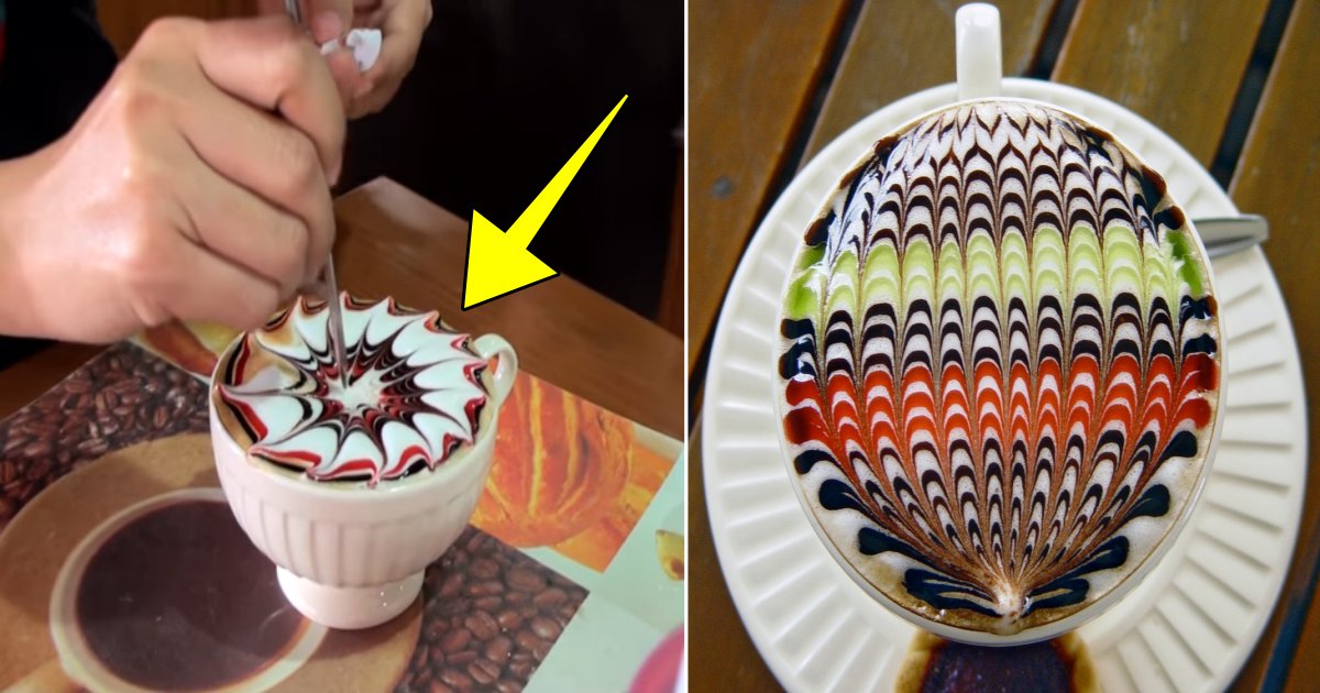 l side.png?resize=412,232 - L'art époustouflant du latte dans un café en Thaïlande semble trop beau pour être gâché en le buvant