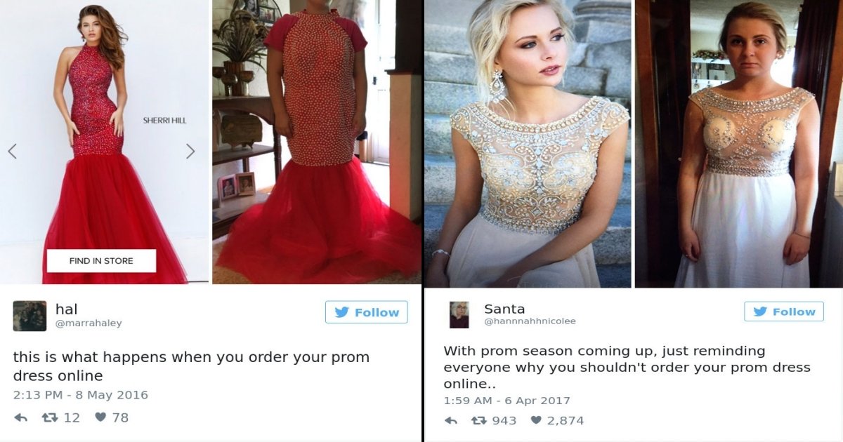 p1 side 1.jpg?resize=1200,630 - Ces adolescentes ont commandé leurs robes de bal de promo sur internet mais ce qu'elles ont reçu est vraiment hilarant!