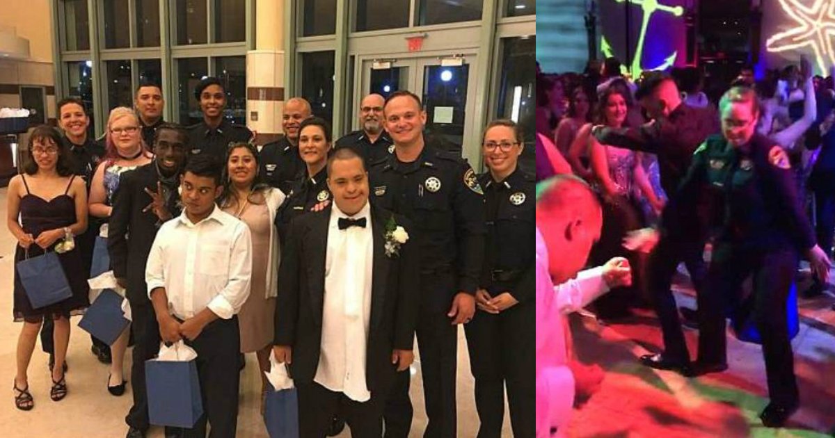 prom rocking.jpg?resize=1200,630 - Des policiers de Floride se déchainent sur la piste de danse après avoir accompagné des élèves handicapés à leur bal de fin d'année