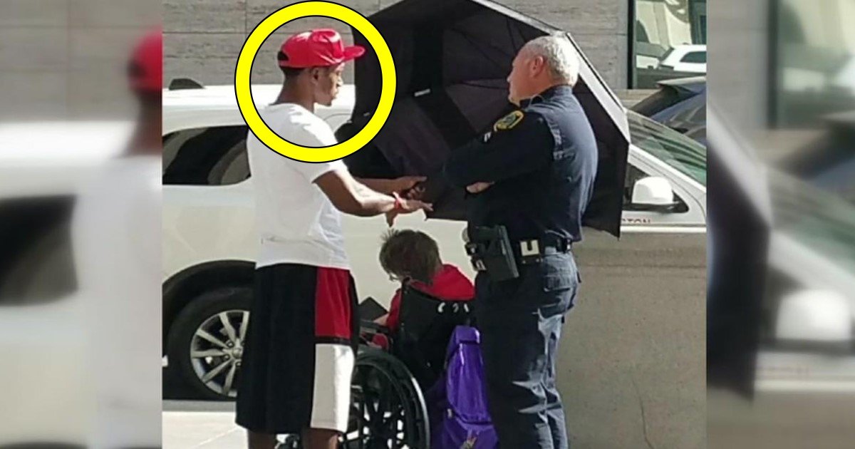t.jpg?resize=412,275 - Teen Went Viral After Shading An Elderly Woman With Umbrella In Scorching Sunlight