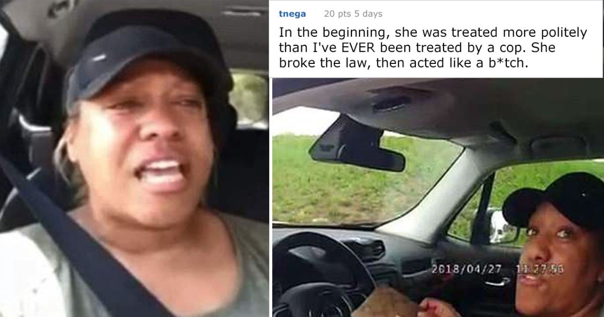 tn.jpg?resize=1200,630 - Une femme crée une vidéo déchirante affirmant qu'elle a été «victime d'intimidation par un policier raciste» - mais la bodycam révèle une histoire différente