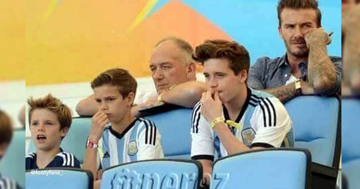 3 cov 6.jpg?resize=412,275 - David Beckham se siente frustrado debido a que sus hijos son... ¡fanáticos de Messi y Argentina!