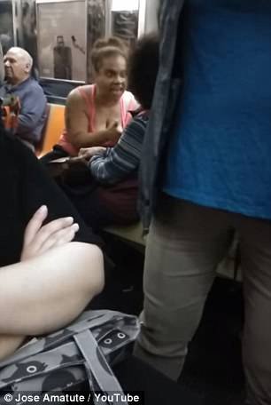 The mother became furious when her daughter was forced to share a seat with another child per this woman