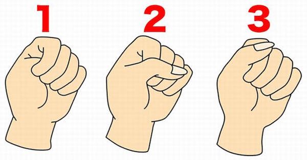 心理テスト グー 拳 の握り方で性格がわかるらしい アナタはどのタイプ Hachibachi 心理テスト グー 拳 の握り方で性格がわかるらしい アナタはどのタイプ Hachibachi