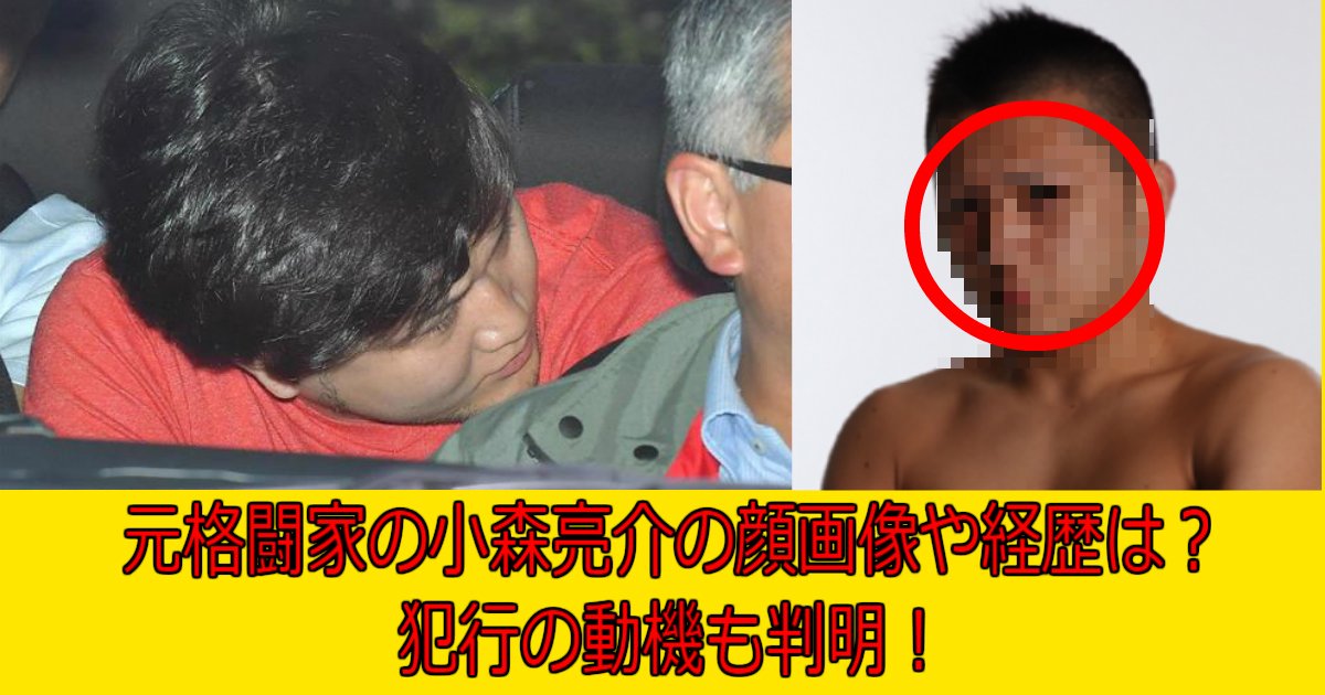 aaaa 2.jpg?resize=412,232 - 逮捕された元格闘家の小森亮介の顔画像や経歴は？犯行の動機も判明！