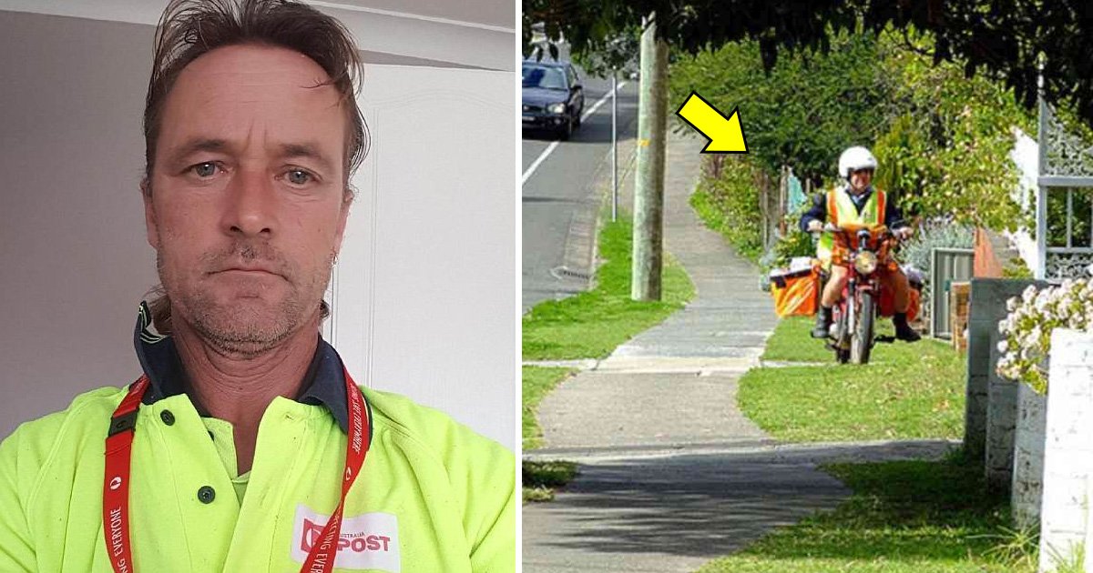 adfasdf 1.jpg?resize=412,232 - Postman Fined Over $300 For Delivering The Post While Driving His Bike On The Footpath