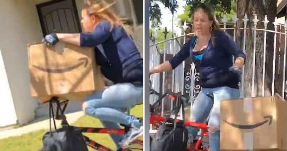 amazon thief.jpg?resize=412,232 - Man Furiously Chased The Thief And Told Her To Return Amazon Package She Stole From His Neighbor