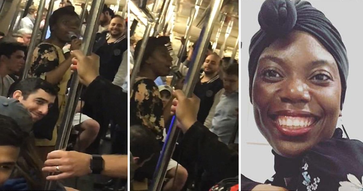dgfg.jpg?resize=1200,630 - Nova Iorquina começa a cantar "Rock With You" de Michael Jackson em um trem de metrô, momentos depois, os passageiros se unem à ela