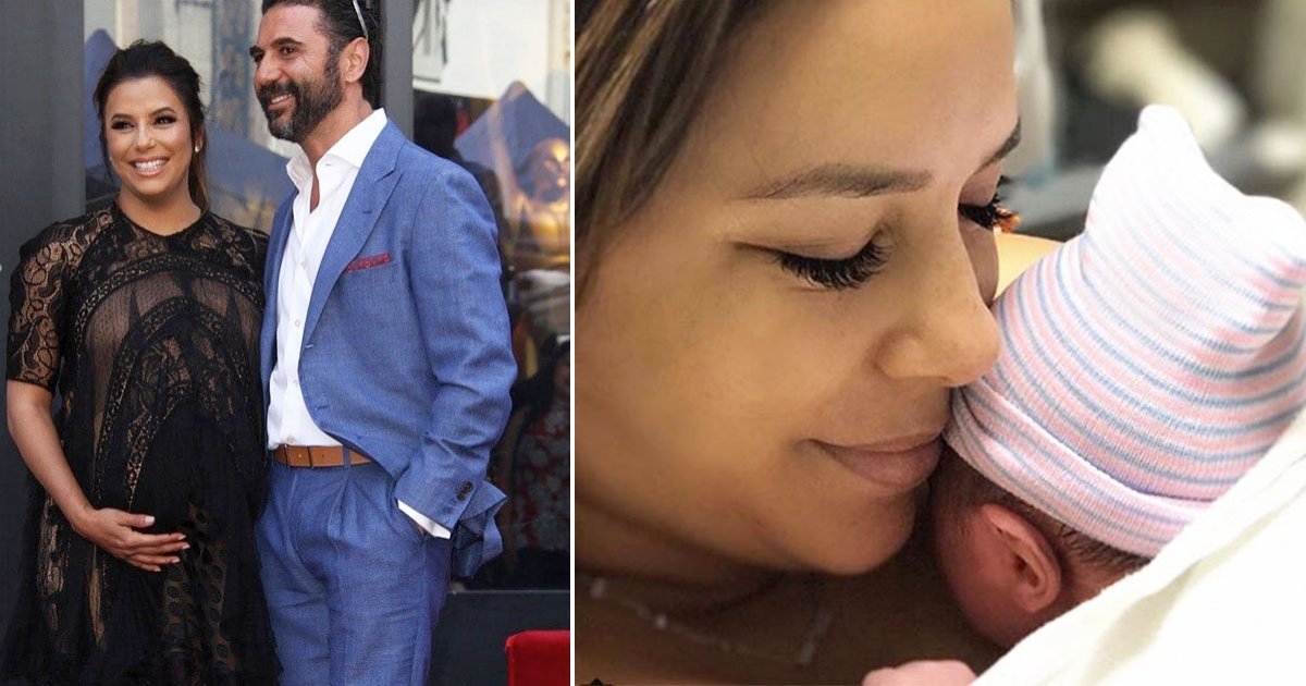 eva side.jpg?resize=412,275 - Eva Longoria et son mari Jose Pepe Baston accueillent leur premier enfant