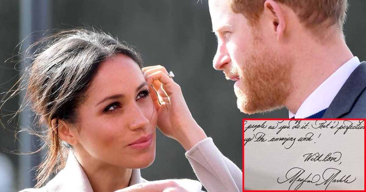 experts reveal why meghan markles handwriting has changed since she met prince harry.jpg?resize=412,275 - Les experts révèlent pourquoi l'écriture de Meghan Markle a changé depuis qu'elle a rencontré le prince Harry