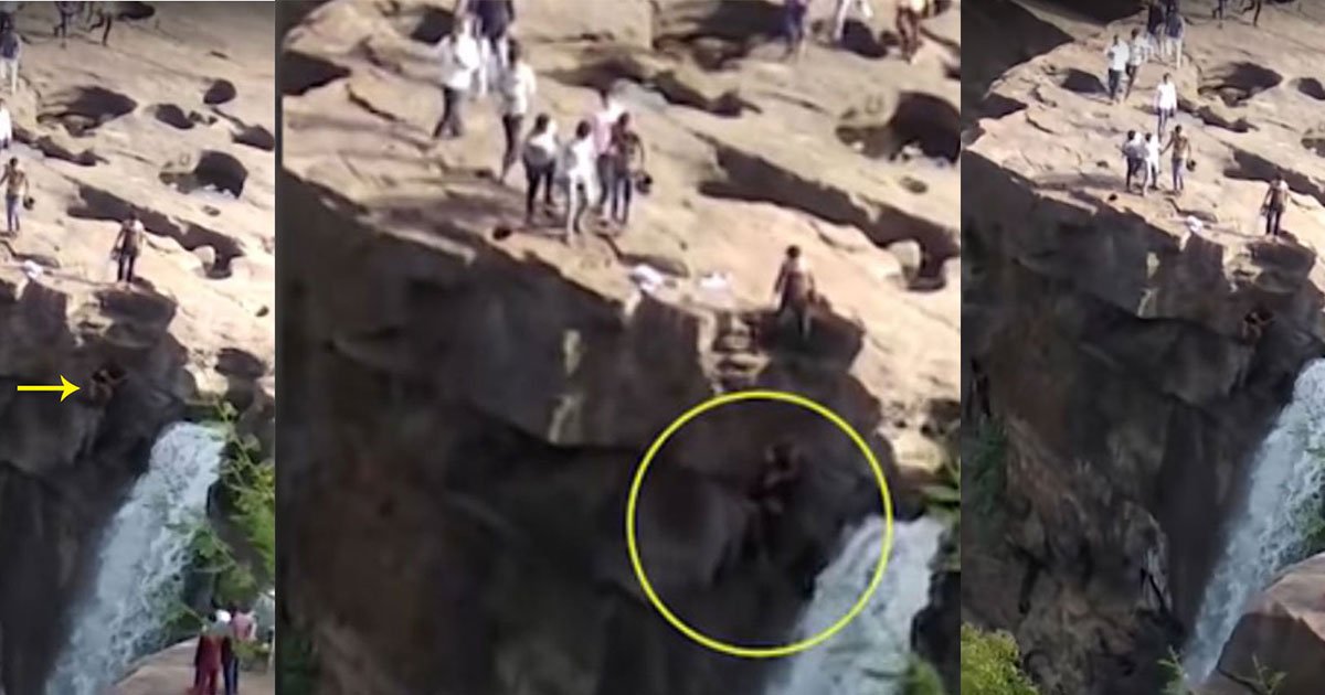 featured1 1.jpg?resize=412,232 - Man Lost His Life After Falling From A 170 Feet  High Waterfall While Trying To Take A 'Selfie'