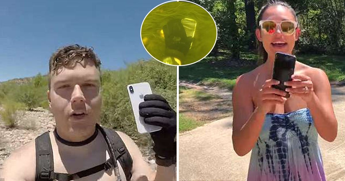 iphone.jpg?resize=1200,630 - Un plongeur découvre un iPhone X dans la rivière Arizona et le remet à son propriétaire après avoir découvert qu'il fonctionne toujours