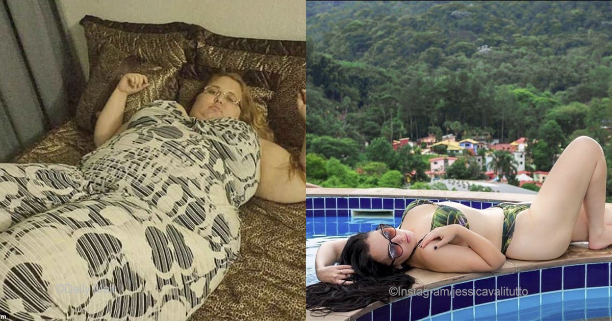jessica.jpg?resize=1200,630 - Esta chica brasileña pierde 90 kilos, su transformación es impresionante (Video)