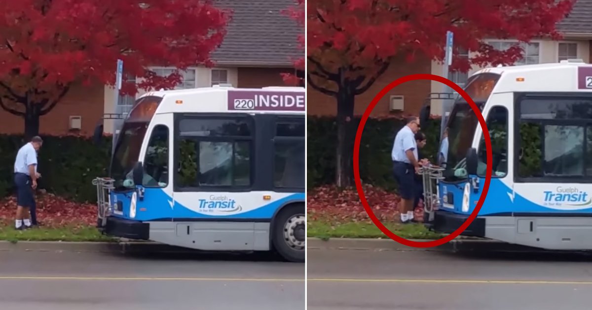 kind bus driver.jpg?resize=1200,630 - Une femme âgée se démène pour prendre un bus à 50 mètre de distance, ce que fait le conducteur laisse les gens stupéfaits