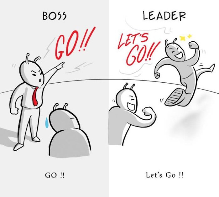 office cartoons differences boss vs leader healthy society 5b2a054b56ed2  700 1.jpg?resize=412,232 - 8張圖讓你秒懂所謂「老闆」和「領導者」的差別，血汗員工淚推完全超中肯！