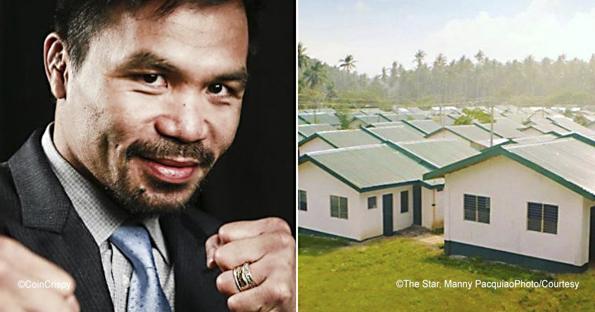 packi 1.jpg?resize=1200,630 - El boxeador Manny Pacquiao donó más de 1000 casas a las personas más necesitadas de su pueblo