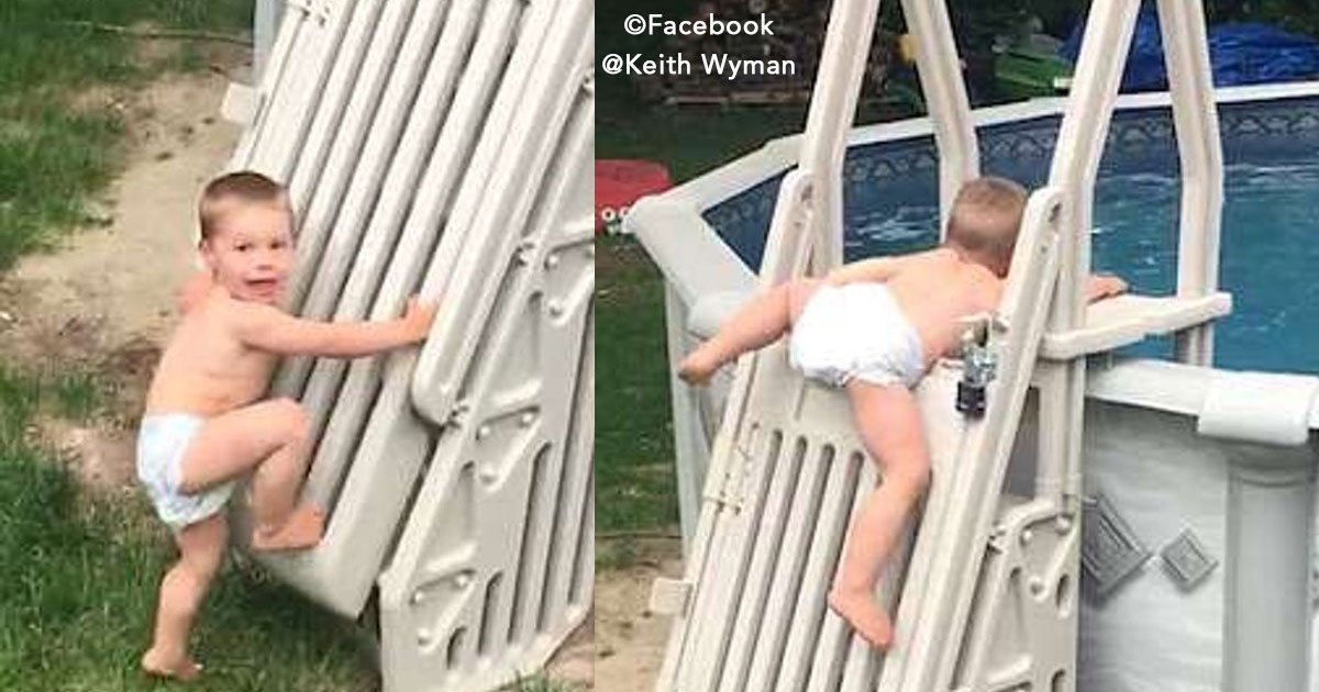 untitled 1 182.jpg?resize=1200,630 - Pusieron una protección para que su bebé no pudiera caer en la piscina, pero esta barrera no funcionó.