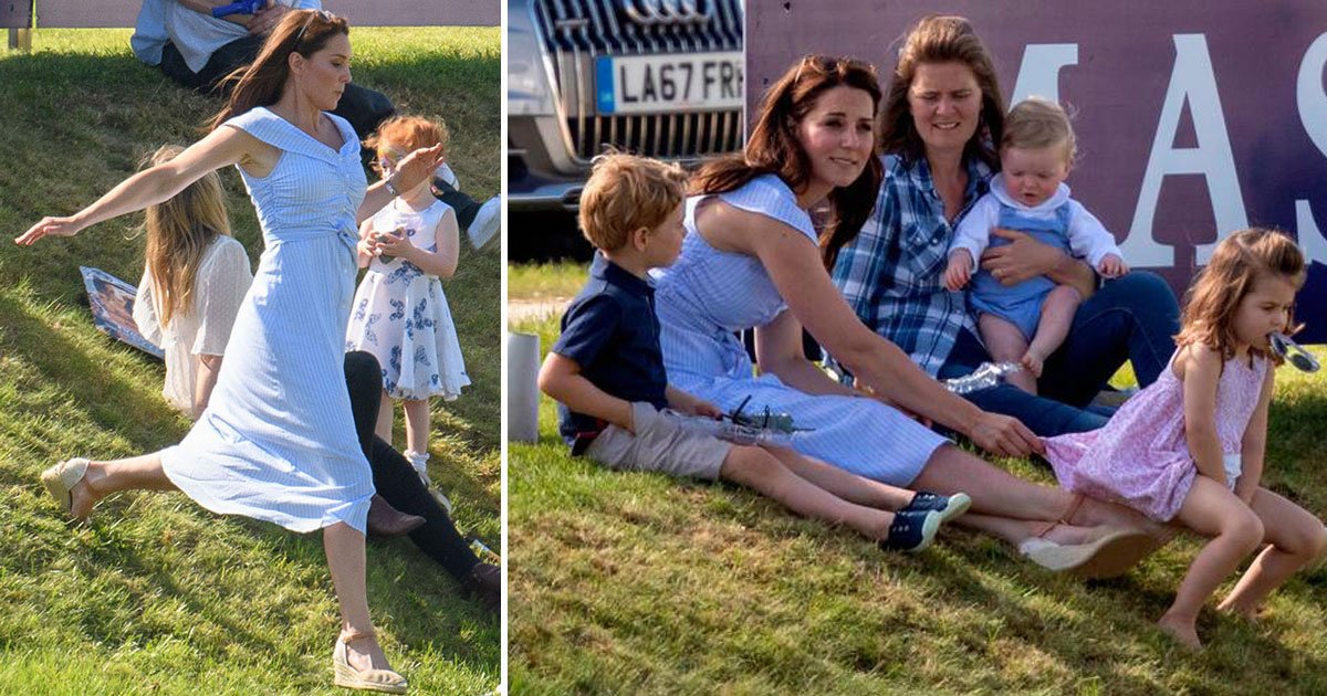 untitled 1 67.jpg?resize=412,232 - Dia de brincadeiras: Kate Middleton passa dia ao lado dos seus filhos enquanto assistem Príncipe de William competir no Maserati Royal Charity Polo Trophy