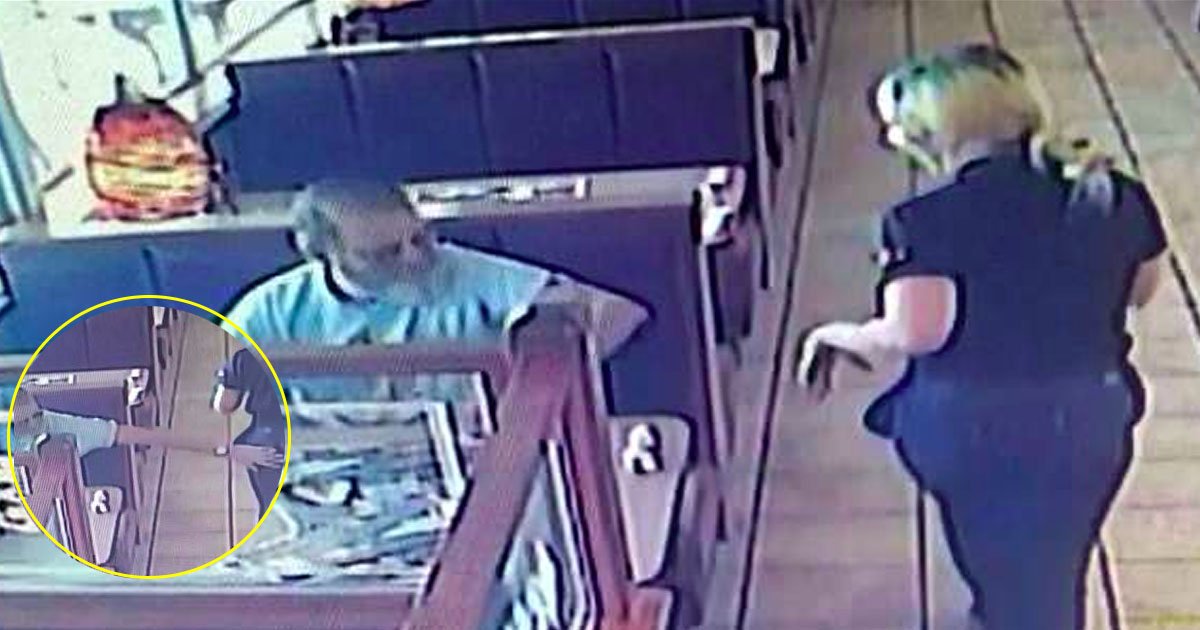 waitress.jpg?resize=412,275 - A 65 Year Old Man Slapped A Waitress On Her Backside, Found Guilty In CCTV, Jailed For 1 Year
