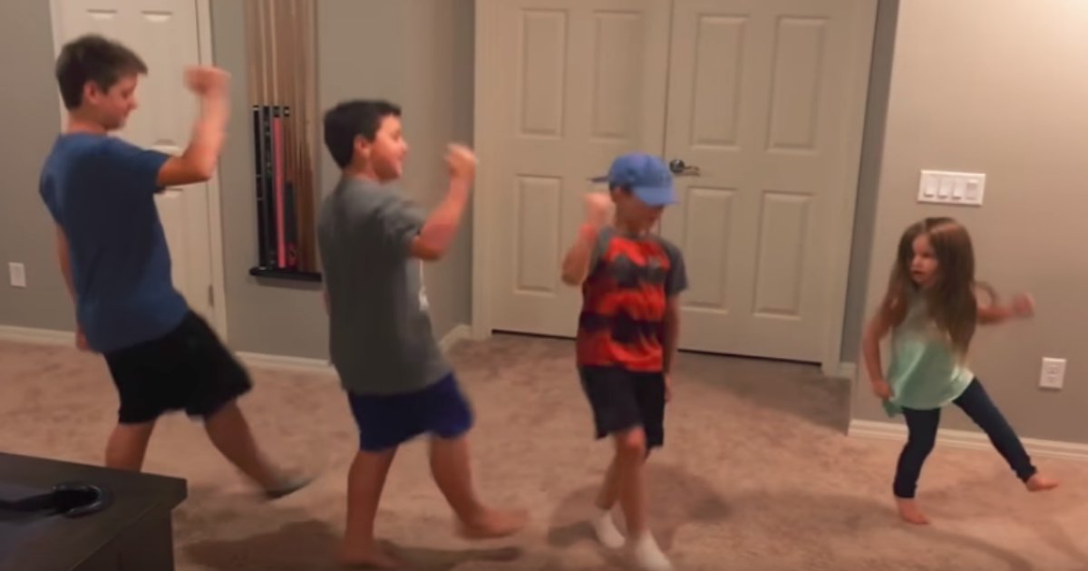 2 66.png?resize=1200,630 - Little Girl Was Dancing To 'Fortnite' And Then Her Older Brothers Joined Her