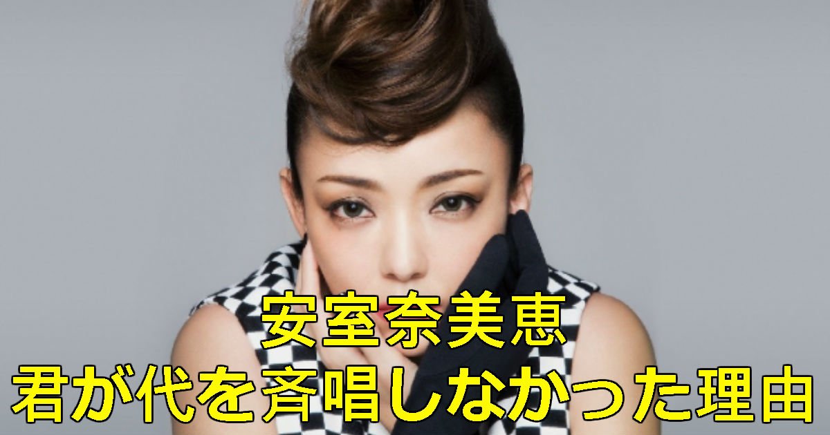 3 67.jpg?resize=412,275 - 【話題沸騰】安室奈美恵が君が代を歌わない理由...それは一体???