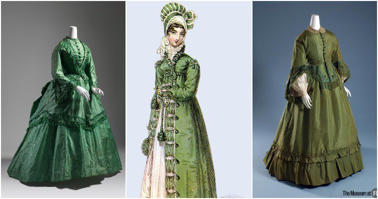 Arsenic green dresses Arsenic green dresses