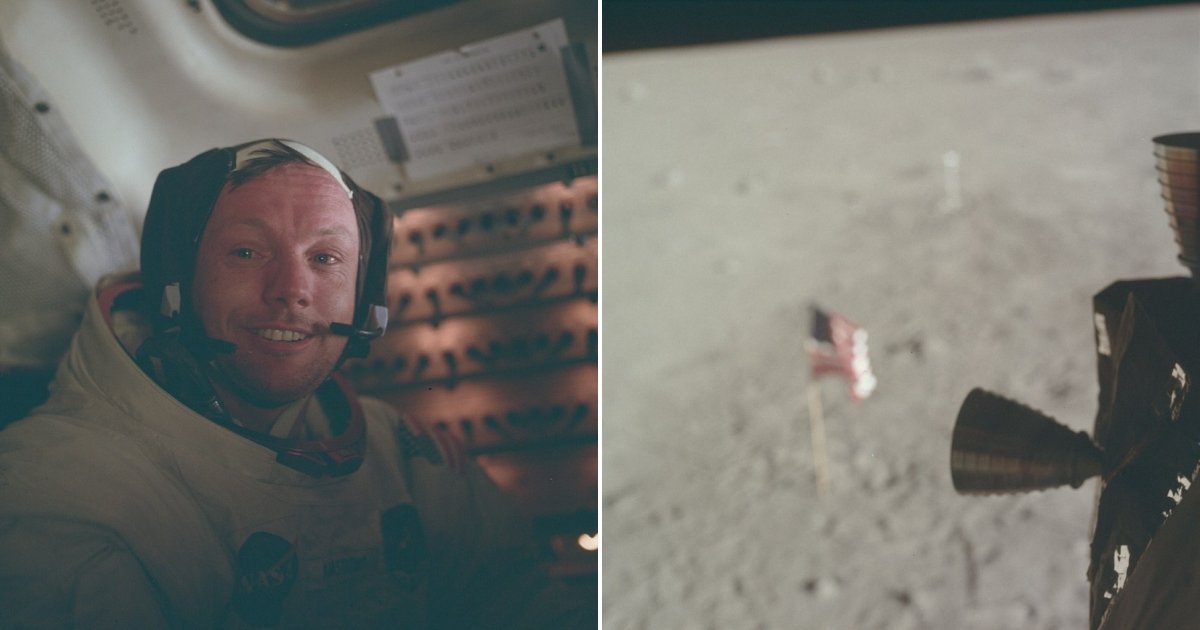 a side 1.jpg?resize=1200,630 - La NASA publie des photos encore jamais vues de la mission lunaire Apollo 11, dont certaines étaient même floues!