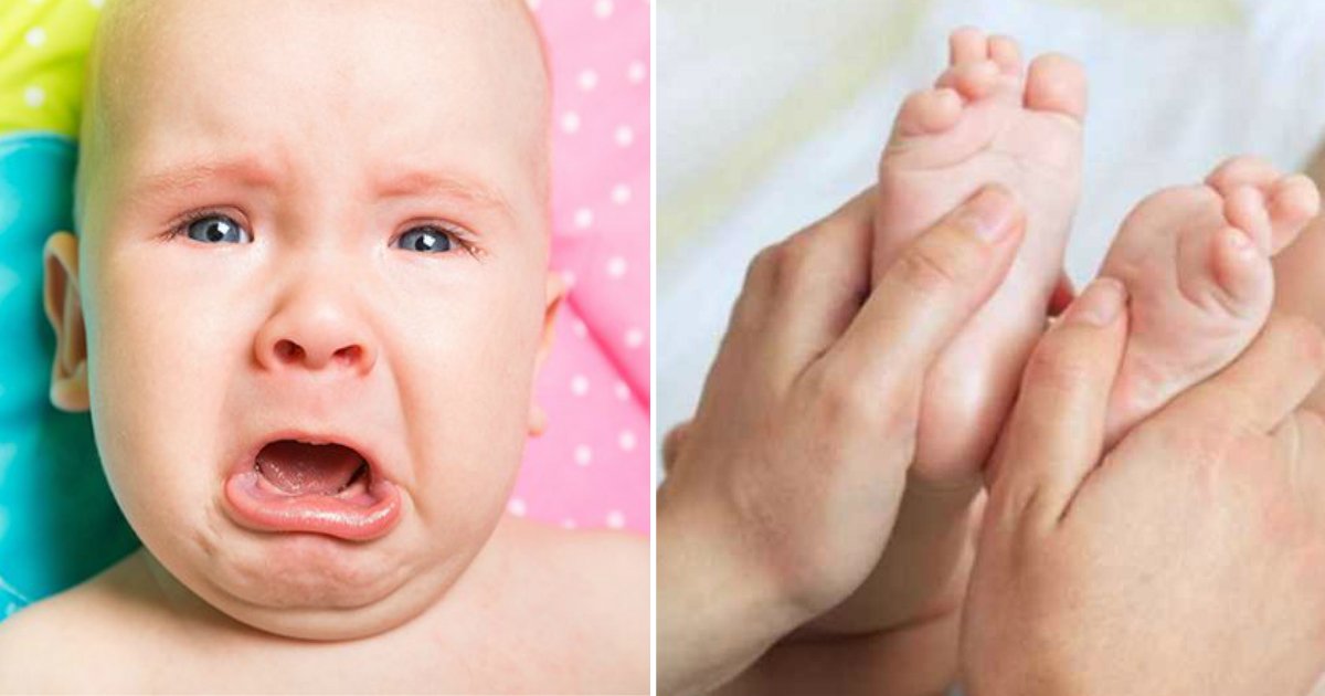 baby massage.jpg?resize=412,275 - Masser ces points de stress aidera à détendre un bébé difficile ou qui pleure