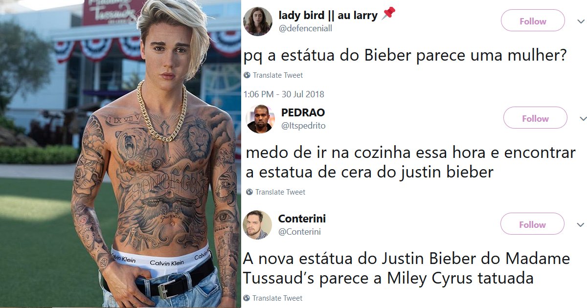 capa11111.png?resize=412,275 - Estátua de cera de Justin Bieber é atualizada em museu e os internautas não perdoam: "Muito afeminado"